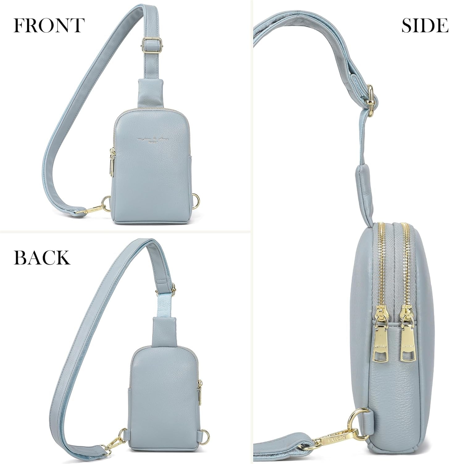 Travel Small Sling Bag Leather Crossbody Bags for Women Fanny Packs Cross Body Bag for Woman Cross Body Purses