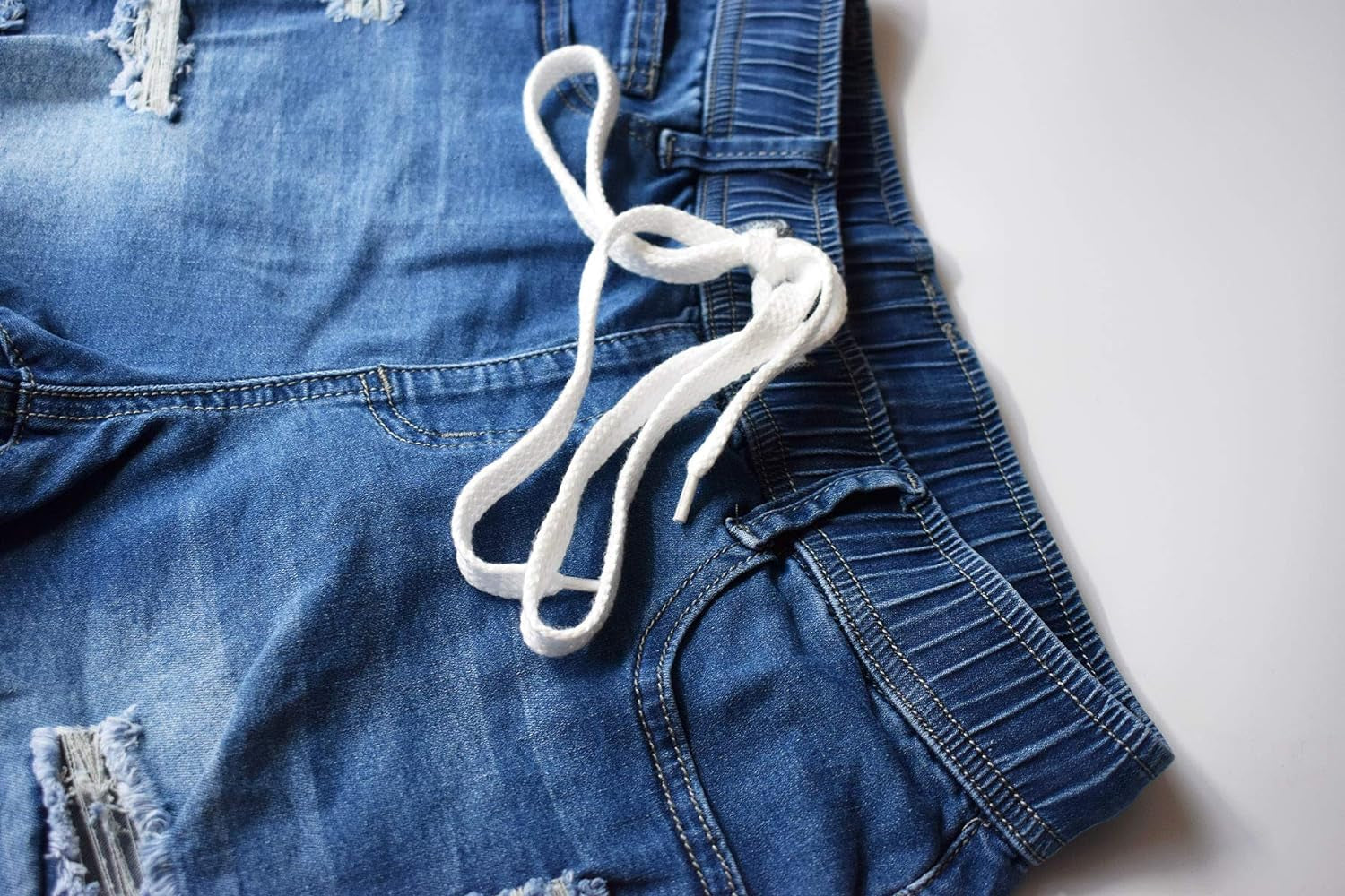 Women'S Summer Ripped Jean Shorts Stretch Skinny Frayed Denim Shorts Beach Casual Women Shorts