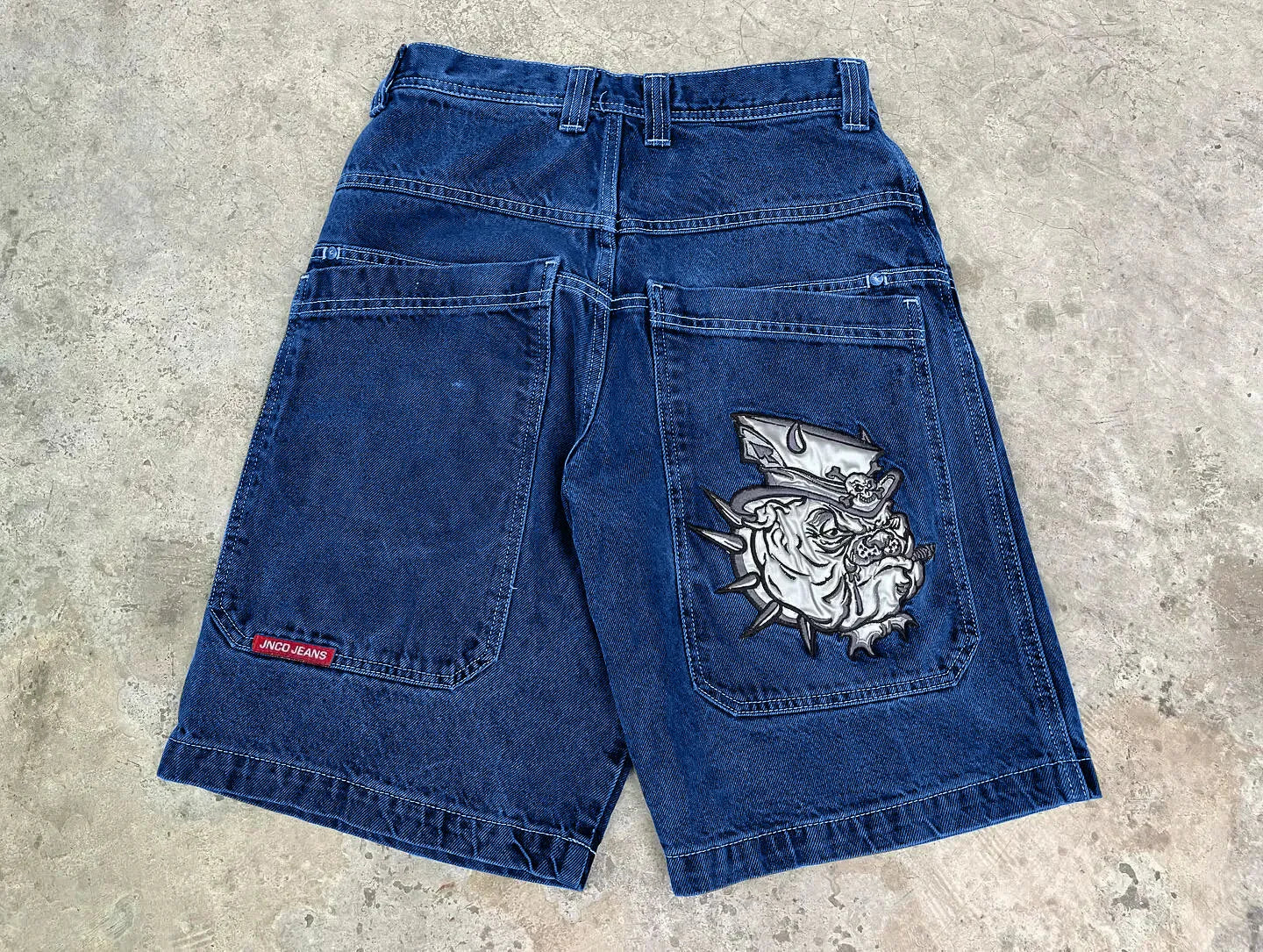Men'S Jeans JNCO Shorts Y2K Hip Hop Pocket Baggy Denim Gym Shorts Men Women 2023 Summer New Harajuku Gothic Men Basketball Shorts Streetwear